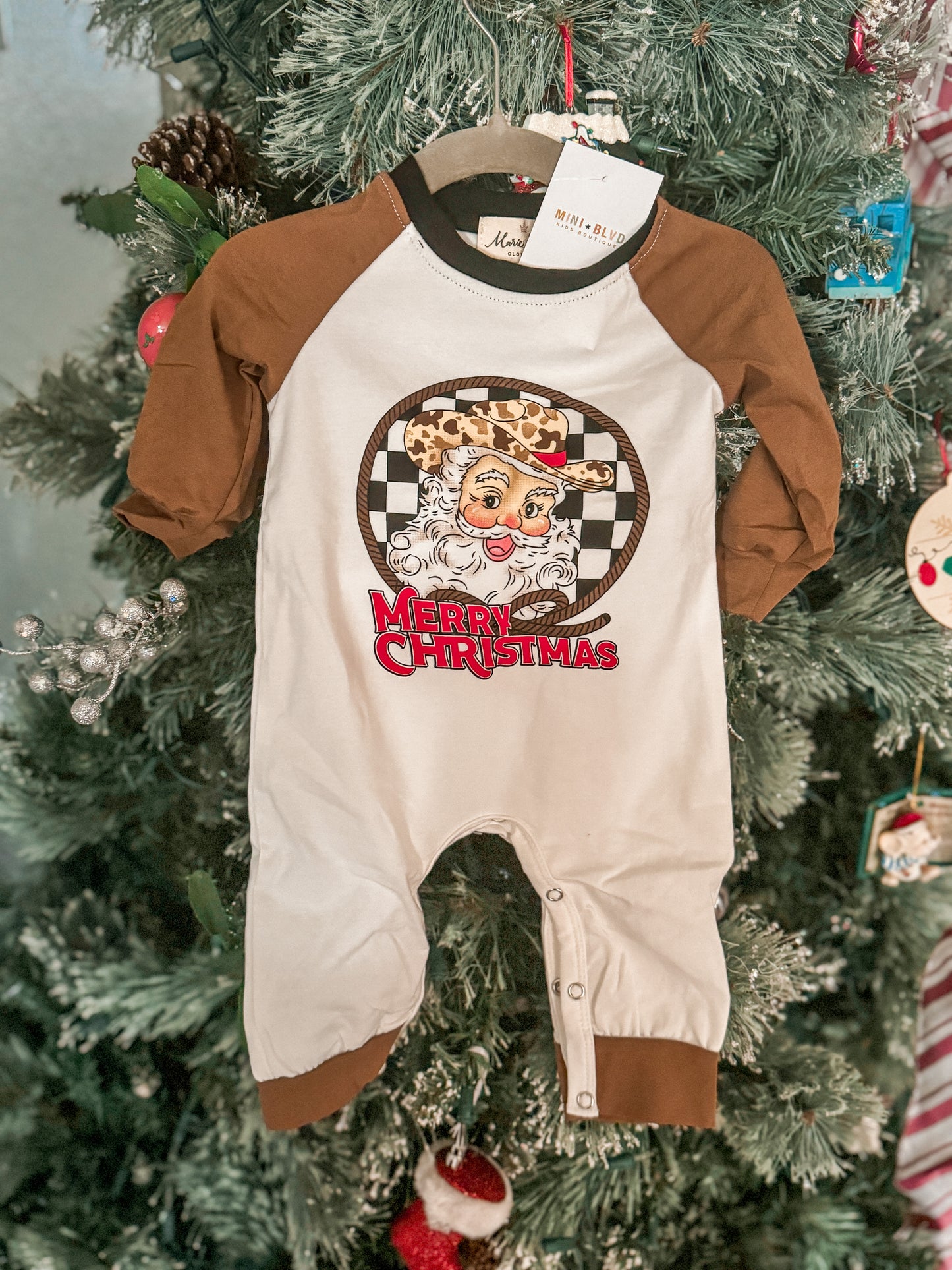 Cowboy Santa Romper